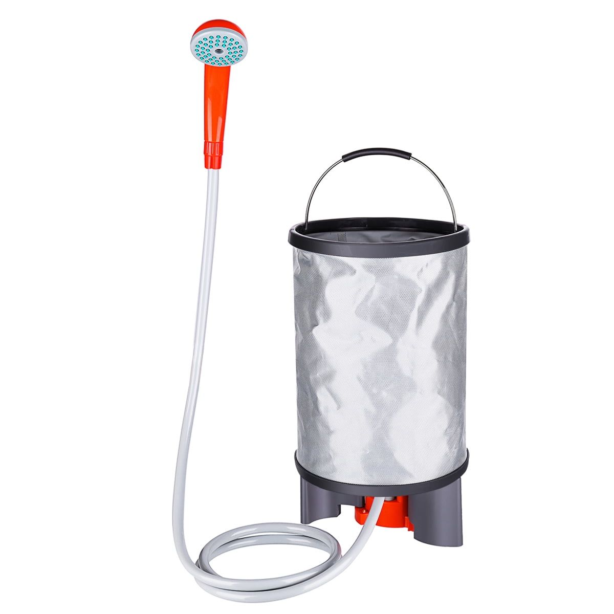 Portable Outdoor Shower, Collapsible Bucket, Camping Shower andheld