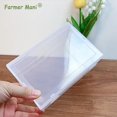 thumbnail image 4 of 2 Pcs Rectangle Clear Plastic Beads Storage Containers Box with Lid for Collecting Small Items, Beads, Game Pieces, Business Cards, Crafts Accessories, 4 of 7
