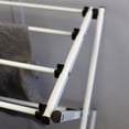 thumbnail image 2 of Home Basics Collapsible Metal Clothes Drying Rack, Silver, 27x14x43 Inches, 2 of 7