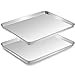 thumbnail image 3 of CEKEE Stainless Steel Baking Sheet Set of 2, Professional Cookie Sheet Pans Tray, Non-Stick & Healthy, Mirror Finish & Rust Free, Easy Clean & Dishwasher Safe (18 Inch), 3 of 4