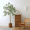 thumbnail image 5 of Eucalyptus Tree - Artificial Trees for Home Decor Indoor, Floor Plants for Living Room Decor, Faux Plants Indoor Tall, Faux Eucalyptus Tree, Artificial Plants for Home Decor Indoor - 6 Feet, 5 of 5