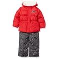thumbnail image 1 of Ensemble Salopette Isolée Deux Pièces pour Filles, Guépard Rouge, 3T, 1 of 2