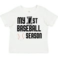 thumbnail image 3 of Inktastic My 1st Baseball Season Boys Toddler T-Shirt, 3 of 5