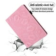 thumbnail image 6 of Dteck Case for Kindle Scribe 10.2 Inch 2022, Embossed PU Leather Credit Card Slots Holder Multiple Angle Stand Folio Flip Case Auto Wake/Sleep, Pink, 6 of 6
