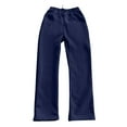 thumbnail image 4 of Flare Sweatpants Women High Waisted Wide Leg Pants Comfy Fleece Sweatpants Casual Loose Fit Yoga Pants with Pockets, 4 of 4
