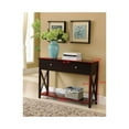 thumbnail image 2 of IN Room Furniture Designs Transitional Solid Wood Console Table in Dark Cherry, 2 of 3