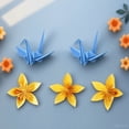 thumbnail image 1 of OUNONA 100 Pcs Square Origami Paper for Sharing Creations Bright Color Handcraft Projects, 1 of 8