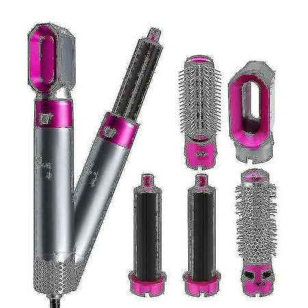 Electric Hair Styler Hair Dryers 5 In 1 Hair Curler Automatic Hair Straighteners Blow Dryer Brush Dry Amp amp Wet Curling Iron Set Walmart