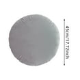 thumbnail image 2 of Round Pillow Covers, Velvet Throw Pillow Sham Case, 17.7" Diameter Circle Circular Decorative Soft Warm Pillowcase, Removable Slipcover Cushion for Home Floor Decoration, 2 of 4