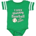 thumbnail image 3 of Inktastic Daddy Baseball Grandson Boys or Girls Baby Bodysuit, 3 of 5