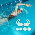 thumbnail image 3 of Unique Bargains 1 Set Swimming Ear Plugs Fishtail Soundproofing Waterproof Ear Protection White, 3 of 5