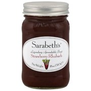 Sarabeth's Strawberry Rhubarb Spreadable Fruit, 18 oz, (Pack of 6)