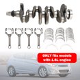 thumbnail image 1 of 1.6L Engine Crankshaft Con Rods & Bearing Set For Hyundai SOUL RIO 2012-2019, 1 of 12
