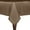 Brown, variant on Ultimate Textile 48 x 72-Inch Rectangular Polyester Linen Tablecloth