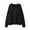 Black, variant on Womens Zip Up Jackets Solid Color Long Sleeve Loose Fit Hood Jackets Cutecore Casual Fall Fashion Outerwear Hoodies