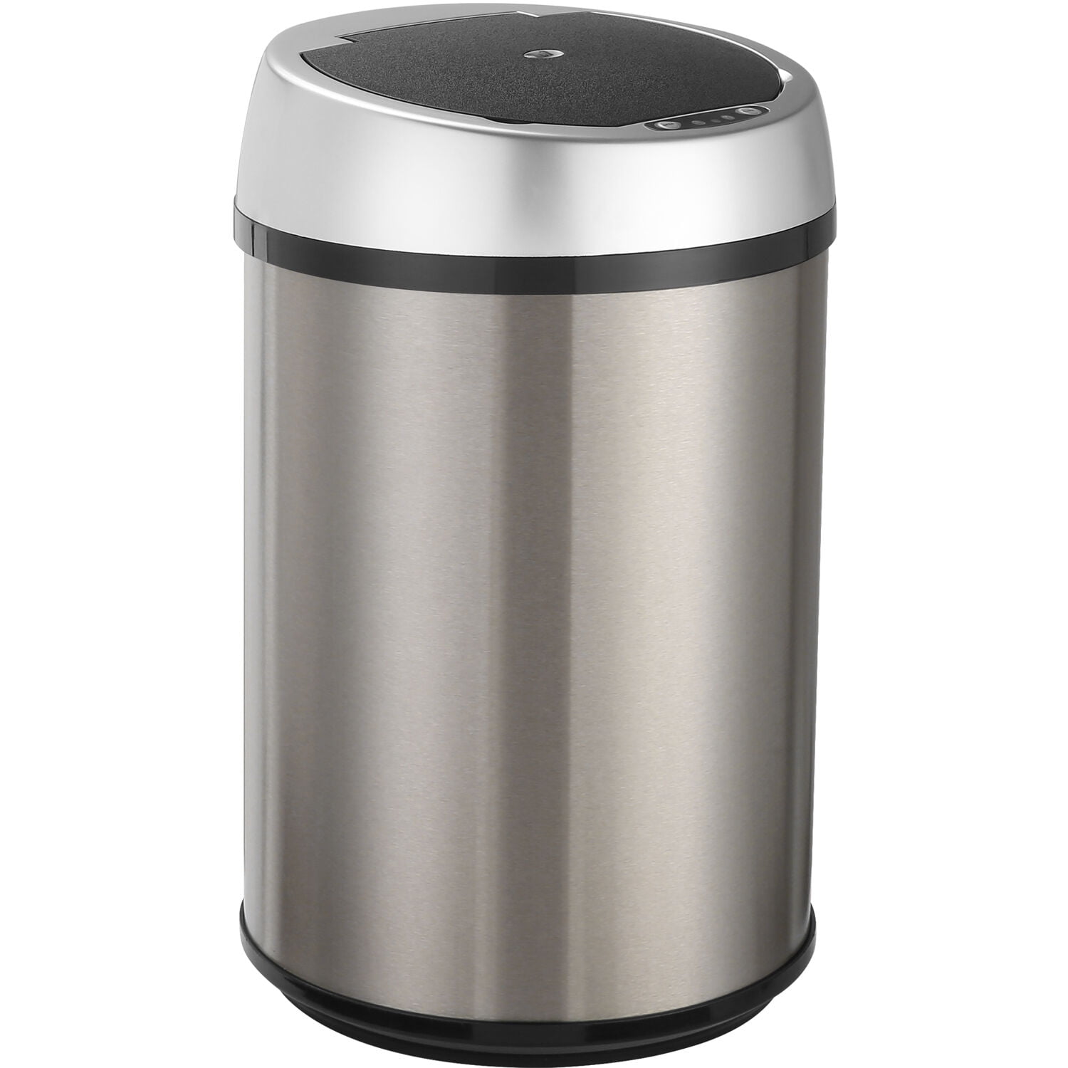 Hanover 12 Liter - 3.1 Gallon Trash Can for Home and Kitchen | Fingerprint Smudge Resistant | Soft Close | Sensor Lid | Stainless Steel