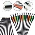 thumbnail image 3 of YouLoveIt 12pcs Carbon Crossbow Bolt Set Hunting Carbon Arrows Carbon Crossbow Arrows 20 inches Carbon Crossbow Bolt Arrows for Competition Practice Hunting, 3 of 4