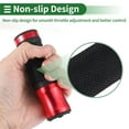 thumbnail image 4 of Unique Bargains 7/8" 22mm 15/16" 24mm Motorcycle Hand Grips Cover Kit Aluminum Alloy Handlebar Grips Red 1 Set Diamond Pattern, 4 of 7