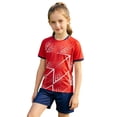 thumbnail image 4 of LIIPEE Summer Outfits For Boys Athleisure Graphic Short Sleeve Tees Solid Color Shorts 2 Piece Set Kids Quick Drying Breathable Sports Training Outfit Sets,5-6 Years, 4 of 6