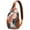 Aloha, variant on Fresh Strawberry Print Travel Sling Backpack, Lightweight and Durable Crossbody Sling Bag for Cycling, Shopping, Hiking, and Photography
