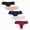 Multicolor, variant on Women's Sexy Lace Thongs V Cheeky Underwear See Through Panties Pack of 5 (Dark Blue,L)