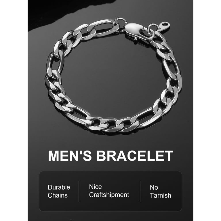 ChainsProMax Wrist Chain Men Gifts for Friend Husband 9mm 7.5inch 