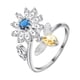 thumbnail image 2 of Anillos para mujer, regalos para mujer Ansiedad Mujer Girasol Giratorio Abierto Alivia Ansiedad Estrés un anillo, 2 of 2