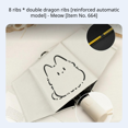 thumbnail image 2 of Abbracc Cute Cat Sunshield Folding Umbrella, Automatic, 2 of 6