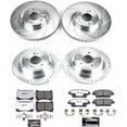 thumbnail image 3 of PowerStop Front and Rear Z26 Street Warrior Carbon-Fiber Ceramic Brake Pad and Drilled and Slotted Rotor Kit Fits: HYUNDAI Select Models K5845-26, 3 of 9
