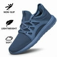 thumbnail image 3 of YHOON Women's Shoes Lightweight Walking Breathable Casual Fashion Tennis Anti-Slip Sneakers Navy Blue Size 9.5, 3 of 5