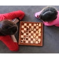 thumbnail image 6 of Amerous 15'' Wooden Magnetic Chess Set for Kids and Adults-Travel Folding Board -2 Extra Queens -Chessmen Storage Slots -Gift Package, 6 of 9