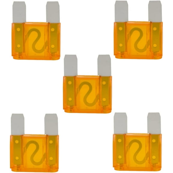 5 Pack of 40 Amp 40A Large Blade Style Audio Maxi Fuse for Car RV Boat Auto