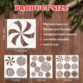 thumbnail image 2 of Template Stencil Clothmile Christmas Candy, 4 unidades, 30 x 30 cm, 2 of 7