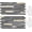 Black Sandstone + Metal Gold, variant on PETGLE 2 Sheets Peel and Stick Backsplash Tile, Stick on Backsplash for Kitchen and Bathroom, Black Grey Wood Look PVC Mixed Metal Silver Self Adhesive Wall Tiles