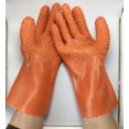 thumbnail image 4 of Grande,Naranja-1 Pares Guantes de Pesca Pesca Guantes de Goma Guantes de Goma Antideslizantes Partículas Resistentes al Aceite, 4 of 5