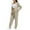 Beige, variant on MaFYtyTPR Sweatsuit for Women Two Piece Women Fashionable Solid Color Zippered Cardigan Sweatshirts Casual Straight Leg Pants Set