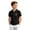 Black, variant on Usa 250 Shirt Boys Knit Waffle Polo Breathable Blend Soft Soft Everyday Top Kids 4Th of July Shirt Black 3-4 Years