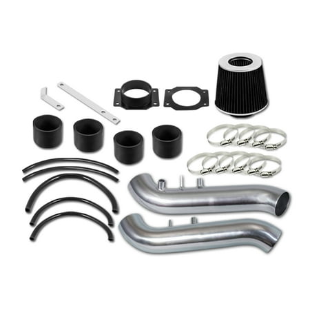 Nissan 300zx Intake RL Concepts Black Short Ram Air Intake Kit + Filter For Nissan 90-96 300ZX Fairlady Z32 3.0 V6 Non-Turbo ()