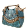 thumbnail image 3 of Western Style Rhinestone Concho Buckle Purse Women Shoulder Bag in 5 colors, 3 of 3
