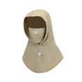 thumbnail image 4 of DYNWAVECA Cagoule Visage Complet Capuche Rafraîchissante Confortable Respirante Protection Solaire pour Cyclisme Randonnée Sports Extérieurs Beige, 4 of 8