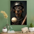 thumbnail image 2 of Beauceron Dog Stretched Canvas Size 8x12 – Sports Dog, Perfect for Animal Lovers, Beauceron Dog Canvas, Baseball Canvas Size Wall Art, 2 of 5