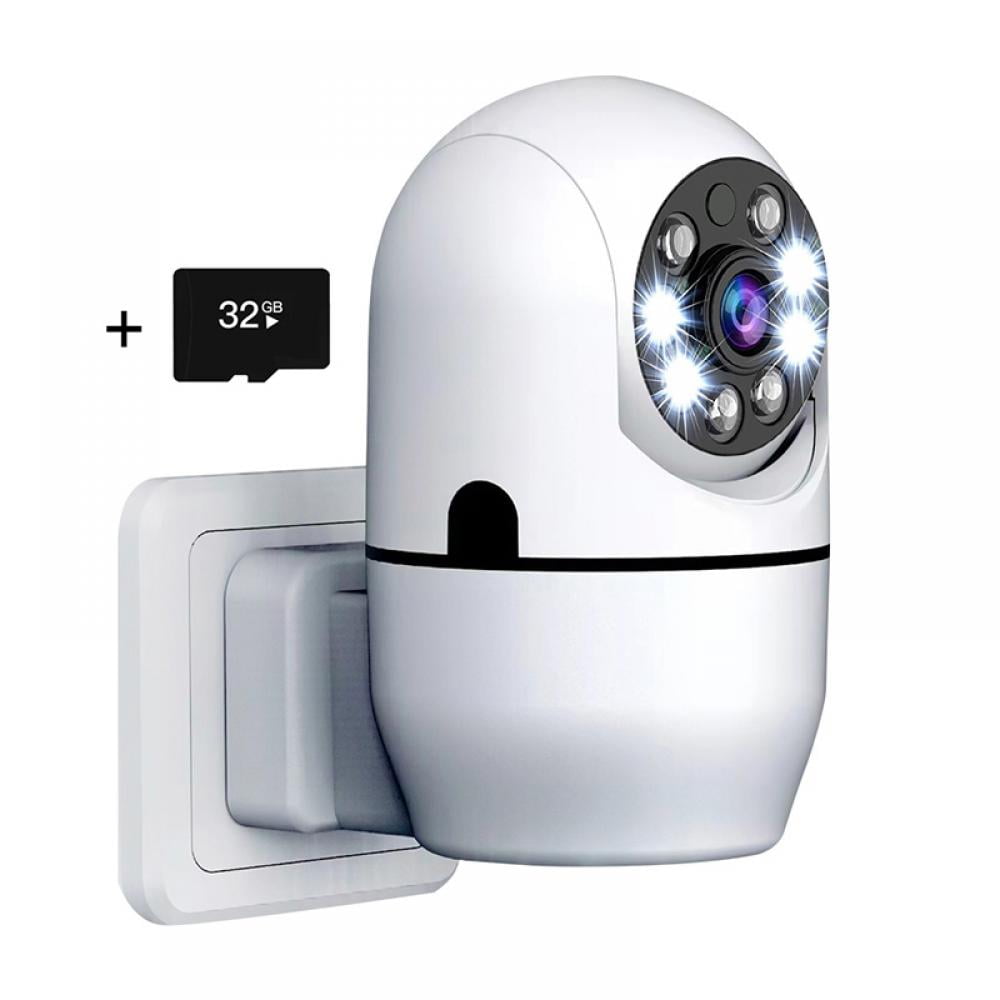 Indoor Wireless Home Security Camera, Plug in WiFi Camera , 2Way Audio