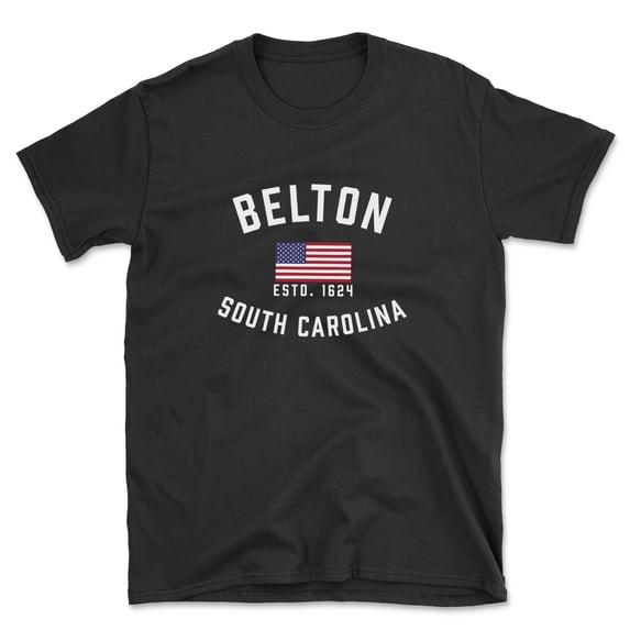 Belton South Carolina Patriot Men's Cotton T-Shirt