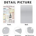 thumbnail image 6 of Kitchen Storage Decor - Kitchen Freezer Storage Time Chart Poster - Seafood & Produce & Dairy & Meat & Poultry & Pastries Storage Guide Sign - The Food Organizer Cheat Sheet - Keep Food Fresher Longer, 6 of 13
