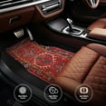 thumbnail image 4 of Car Floor Mats Set of 4,Antique Oriental Turkish Persian Carpet Front Rear Carpets Mat Decorative Car Floor Carpets Rugs Non-Slip Auto Car Accessories Universal Fit for Car SUV Truck Van, 4 of 6
