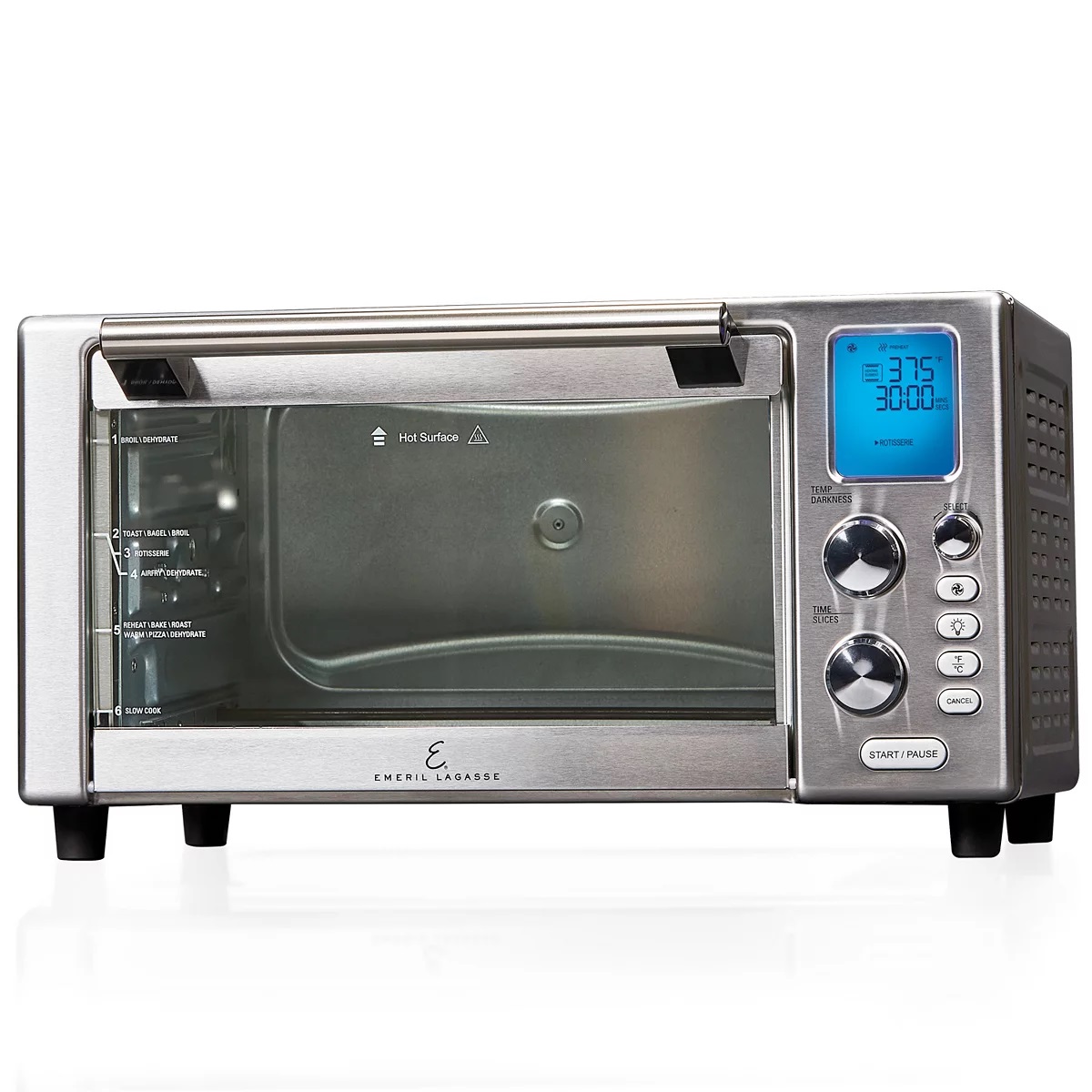 Emeril Lagasse - Air Fry Toaster Oven - Brushed Stainless Steel - image 3 of 5