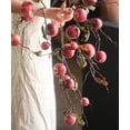 thumbnail image 4 of Faux Red Apple Branch Stem 36" Tall, 4 of 6