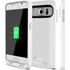 Galaxy S6 Battery Case, Alpatronix BX410 3500mAh Slim External Protective Removable Rechargeable Portable Charging Case for Samsung Galaxy S6 [S6 Charger Case / Android OS 6.0+ Support] - WHITE