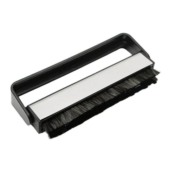 Apooke Carbon Fiber Record Brush Anti-Static Vinyl Record Cleaner Brush Record Essential Cleaning Tool for DJs and Music Lovers