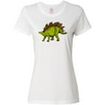thumbnail image 3 of Inktastic Smiling Stegosaurus Women's T-Shirt, 3 of 5